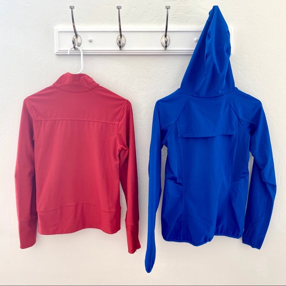 2 pack! XS Red & Blue- Lucy & 4-U Athletic zip ups - Picture 5 of 8